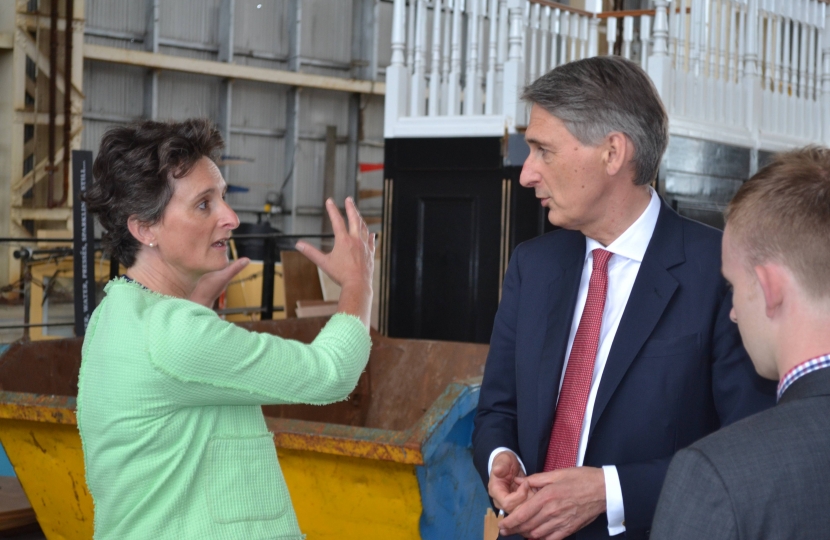 Flick with the Chancellor, Philip Hammond
