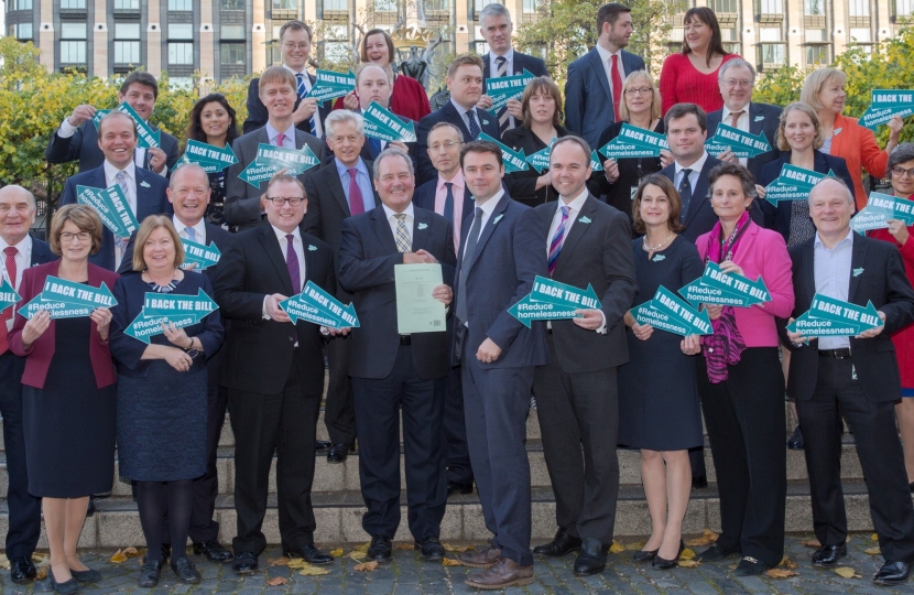 MPs supporting the Homelessness Reduction Bill