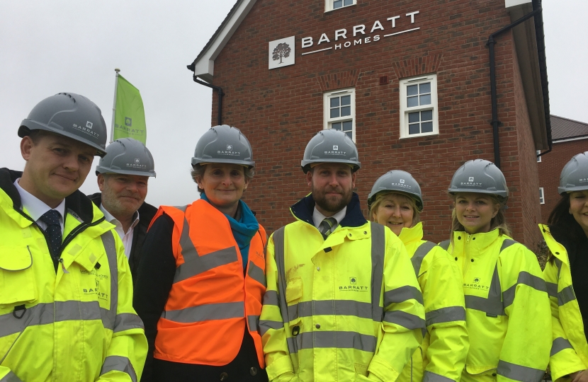 Flick with Peter Scott (Contracts Manager)  Jon Green (Managing Director, Southampton Division)  Flick Drummond MP Lewis Cunningham (Assistant Site Manager) Sarah Beckett (Senior Buyer)  Lauren White (Surveyor)  Krystina Haimes (Sales Manager)