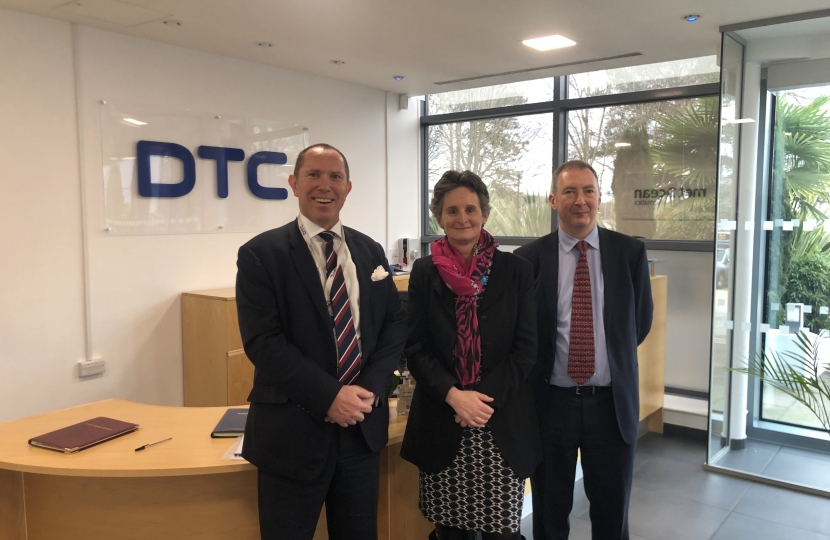 Flick Drummond visits Domo-Tactical Communications (DTC)