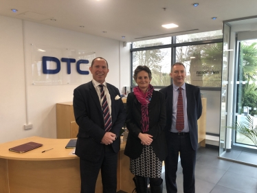 Flick Drummond visits Domo-Tactical Communications (DTC)